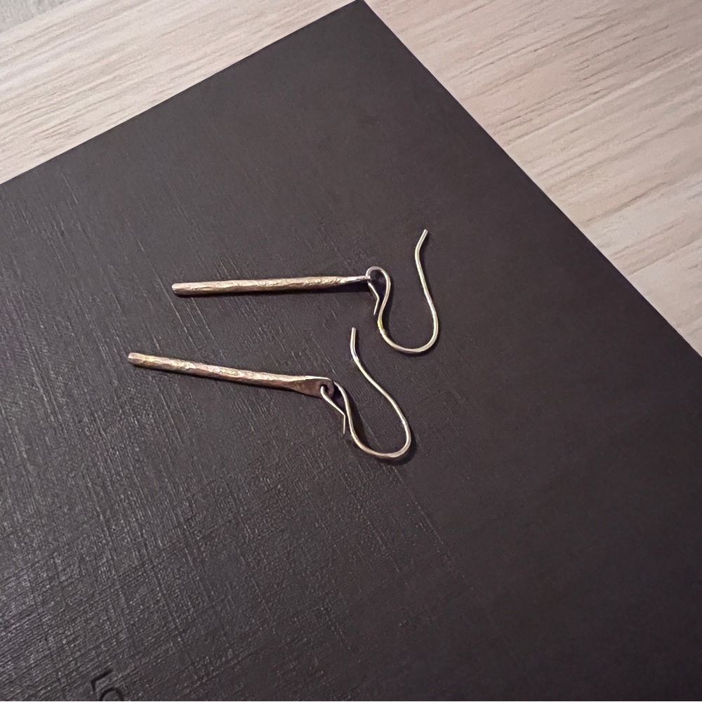 Peter James Gold Dangling Piers Earrings